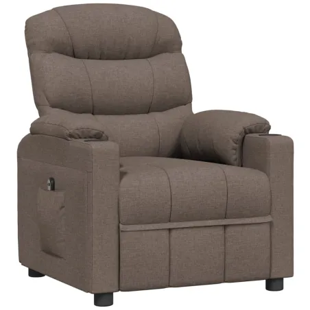 Fauteuil Taupe Tissu