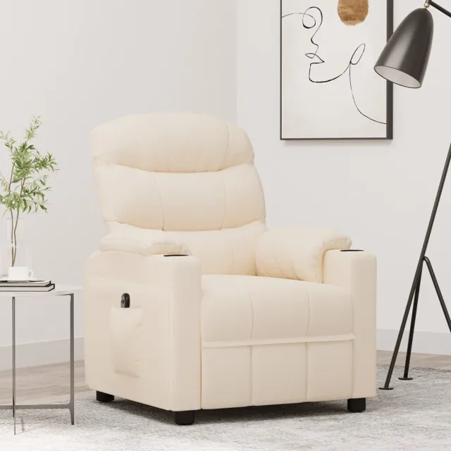 Fauteuil Crème Tissu