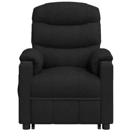 Fauteuil de massage Noir Tissu