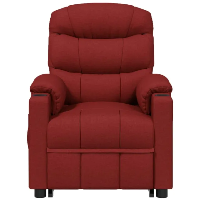 Fauteuil de massage Rouge bordeaux Tissu
