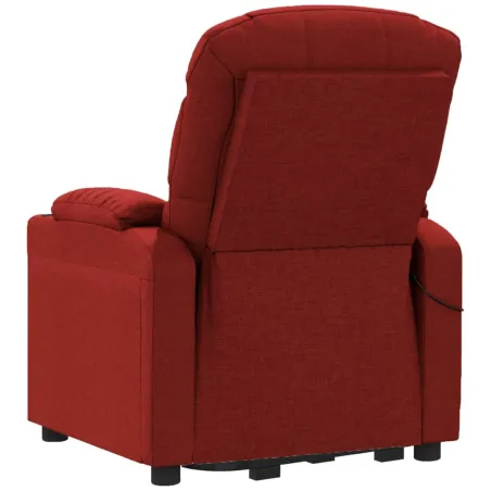 Fauteuil de massage Rouge bordeaux Tissu