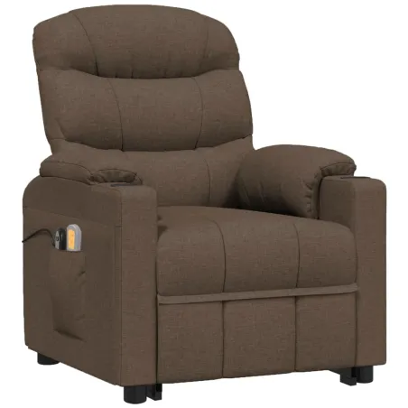 Fauteuil de massage Marron Tissu