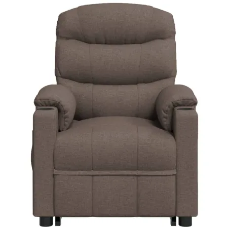 Fauteuil de massage Taupe Tissu