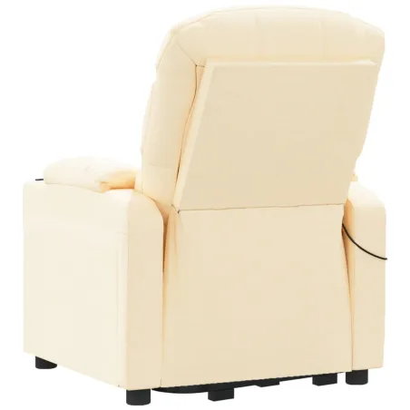 Fauteuil de massage Crème Tissu