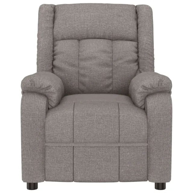 Fauteuil inclinable électrique Taupe Tissu
