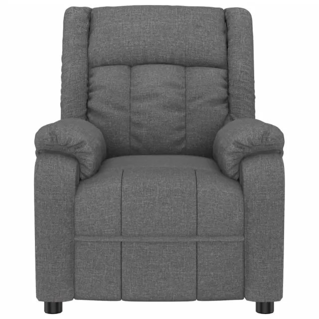 Fauteuil électrique de massage Gris foncé Tissu