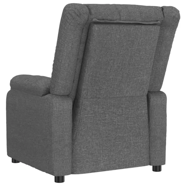 Fauteuil électrique de massage Gris foncé Tissu