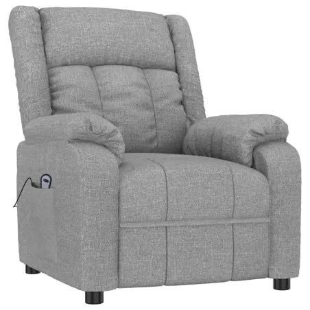 Fauteuil Gris clair Tissu