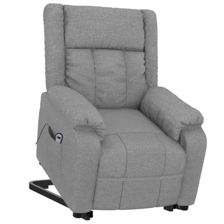 Fauteuil Gris clair Tissu