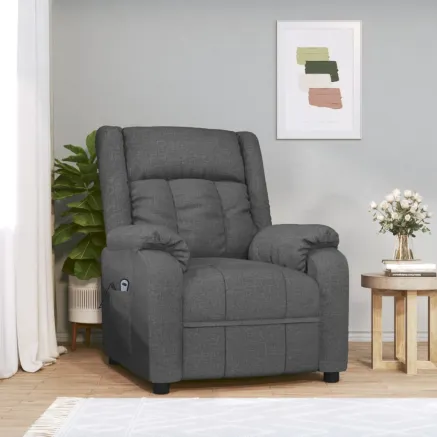 Fauteuil Gris foncé Tissu