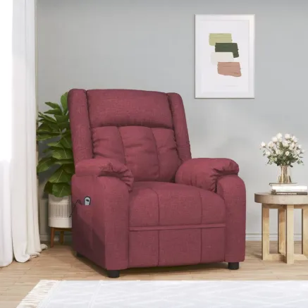 Fauteuil Rouge bordeaux Tissu