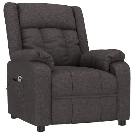 Fauteuil Marron foncé Tissu