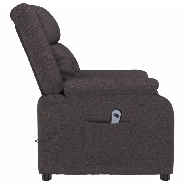 Fauteuil Marron foncé Tissu