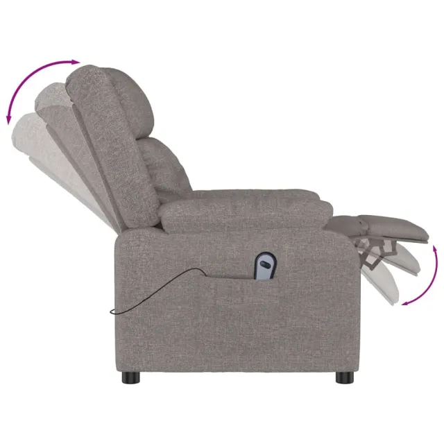 Fauteuil Taupe Tissu