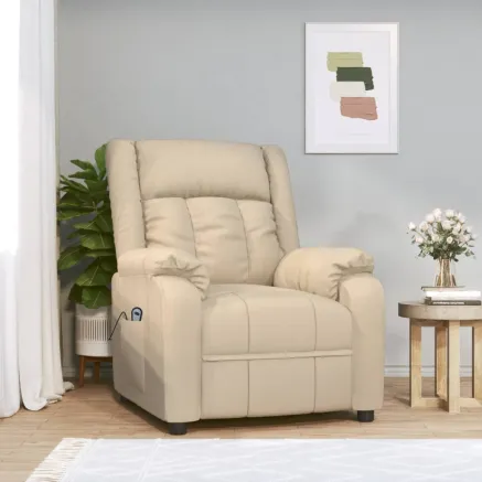 Fauteuil Crème Tissu