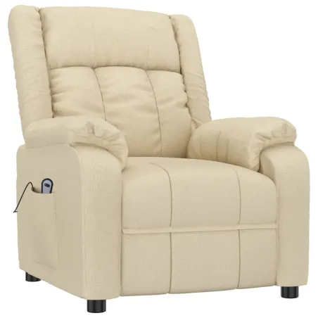 Fauteuil Crème Tissu