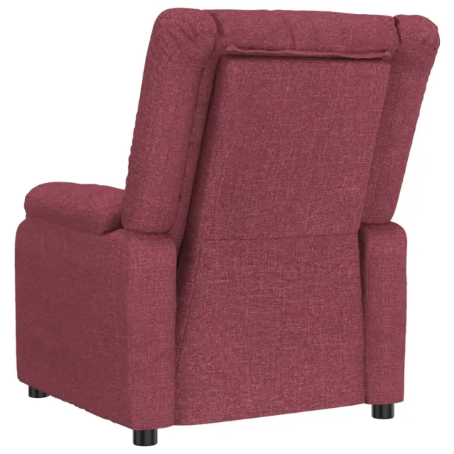 Fauteuil de massage Rouge bordeaux Tissu