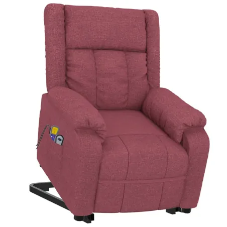 Fauteuil de massage Rouge bordeaux Tissu