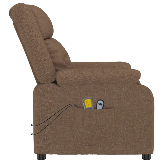 Fauteuil de massage Marron Tissu