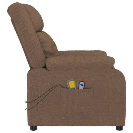 Fauteuil de massage Marron Tissu