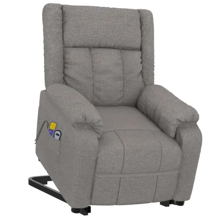 Fauteuil de massage Taupe Tissu