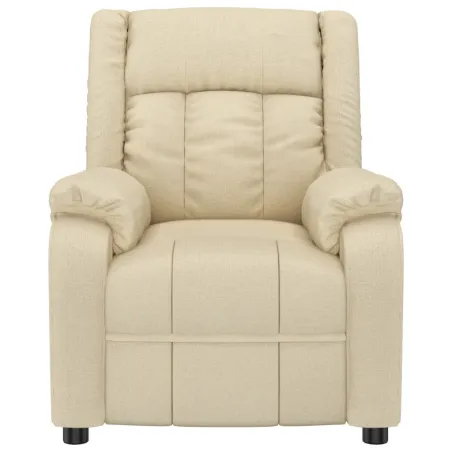 Fauteuil de massage Crème Tissu
