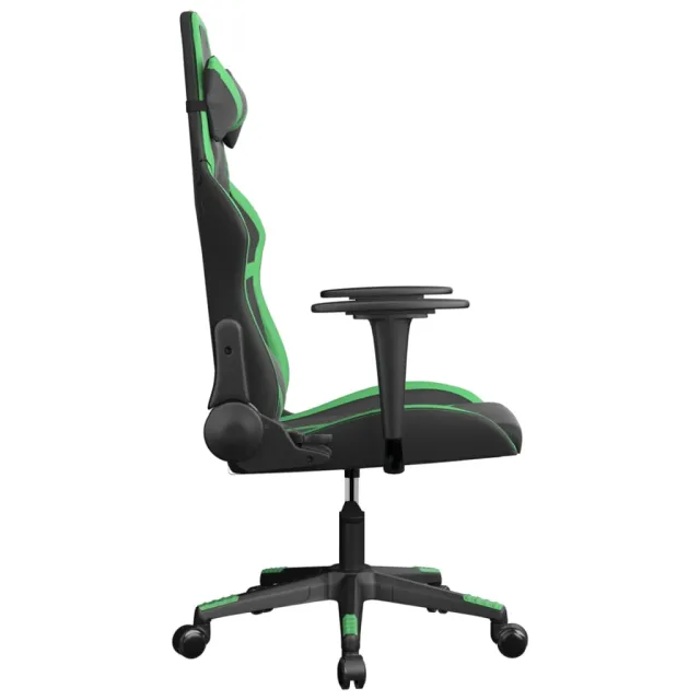 Chaise de jeu Noir et vert Similicuir