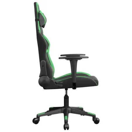 Chaise de jeu Noir et vert Similicuir