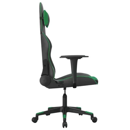 Chaise de jeu Noir et vert Similicuir