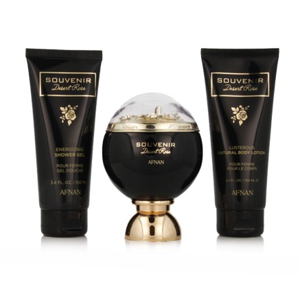 Set de Perfume Mujer Afnan Souvenir Desert Rose EDP 3 Piezas 2