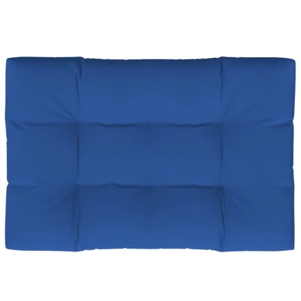Coussin de palette bleu royal 120x80x12 cm tissu 2