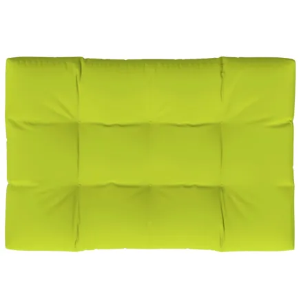 Coussin de palette vert vif 120x80x12 cm tissu 2
