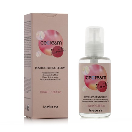Siero per Capelli Inebrya Ice Cream Keratin 100 ml