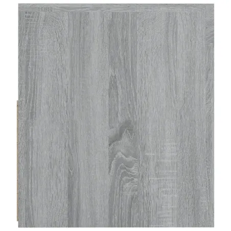 Tables de chevet 2 pcs avec LED sonoma gris 60x35x40 cm