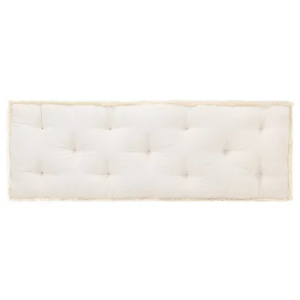 Coussin de canapé palette Beige 120x40x7 cm