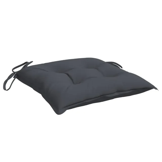 Coussins de chaise lot de 4 anthracite 50x50x7 cm tissu oxford