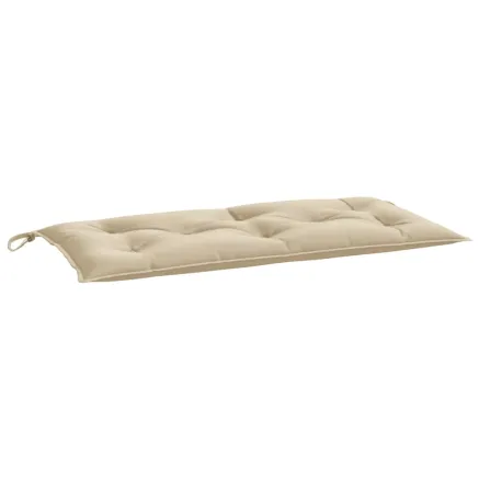 Coussin de banc de jardin beige 100x50x7 cm tissu oxford 2