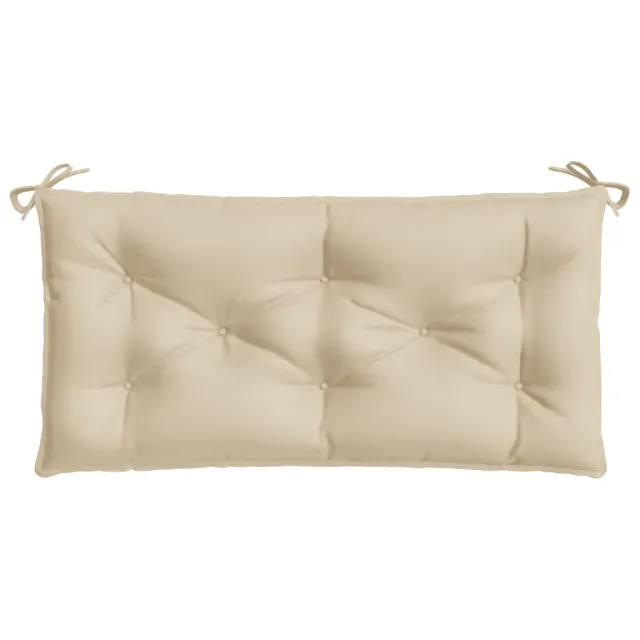 Coussin de banc de jardin beige 100x50x7 cm tissu oxford