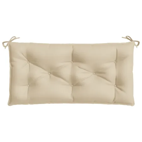 Coussin de banc de jardin beige 100x50x7 cm tissu oxford
