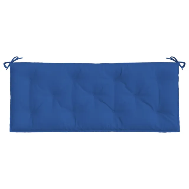 Coussin de banc de jardin bleu 120x50x7 cm tissu oxford