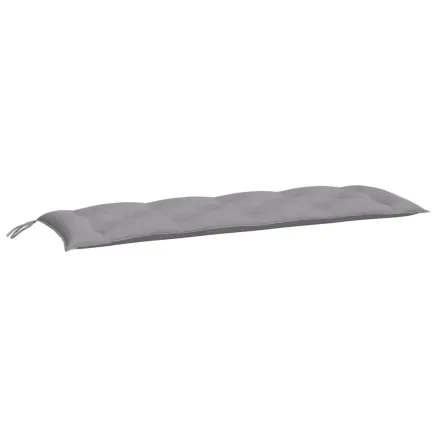 Coussin de banc de jardin gris 150x50x7 cm tissu oxford 2