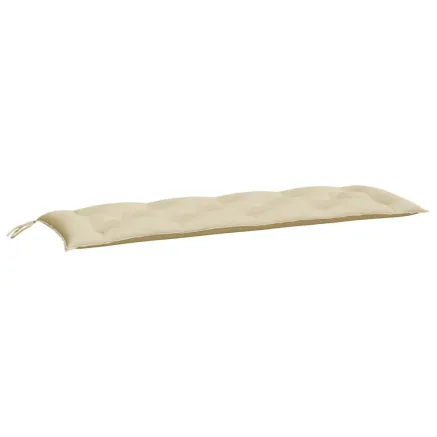 Coussin de banc de jardin beige 150x50x7 cm tissu oxford 2