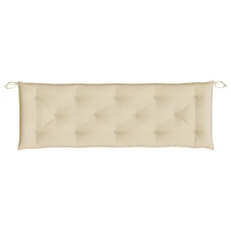 Coussin de banc de jardin beige 150x50x7 cm tissu oxford