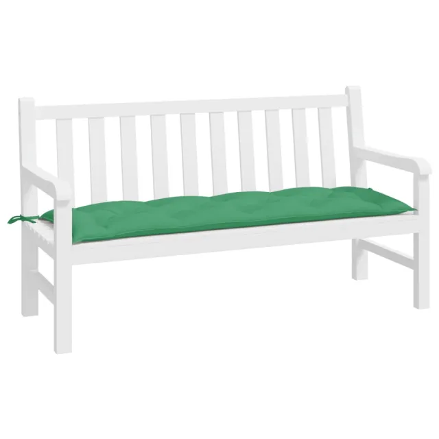 Coussin de banc de jardin vert 150x50x7 cm tissu oxford