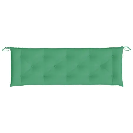 Coussin de banc de jardin vert 150x50x7 cm tissu oxford