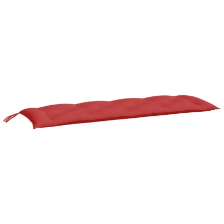 Coussin de banc de jardin rouge 150x50x7 cm tissu oxford 2