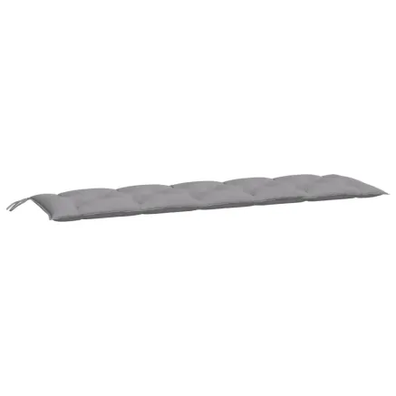 Coussin de banc de jardin gris 180x50x7 cm tissu oxford 2