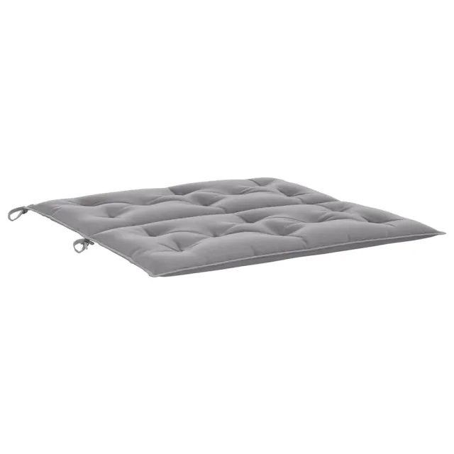 Coussin de banc de jardin gris 100x(50+50)x7 cm tissu oxford