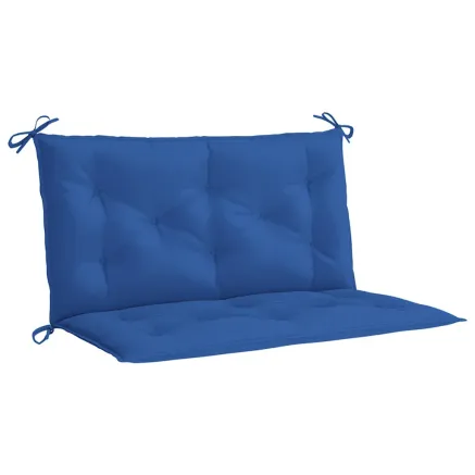 Coussin de banc de jardin bleu 100x(50+50)x7 cm tissu oxford 2