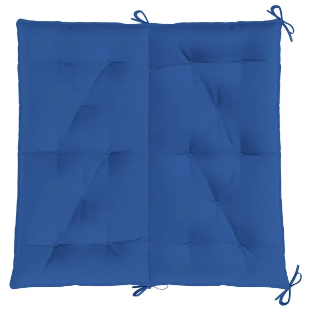 Coussin de banc de jardin bleu 100x(50+50)x7 cm tissu oxford